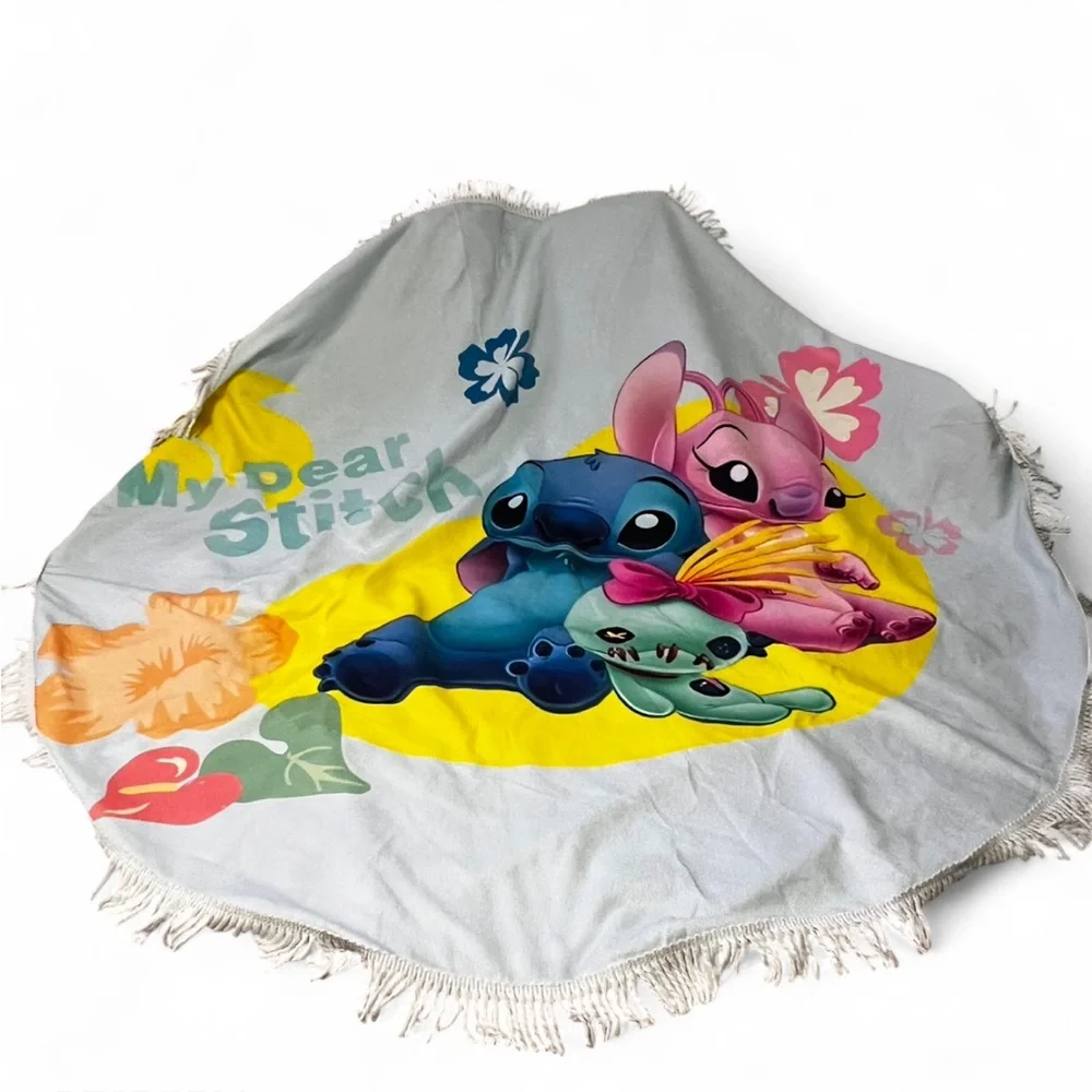 NEW Stitch Round Beach Throw